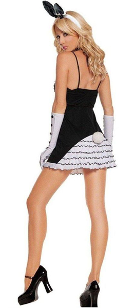 Costume with bunny ears